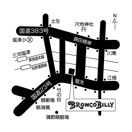 蒲郡店 周辺MAP