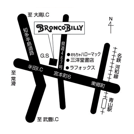 半田インター店 周辺MAP