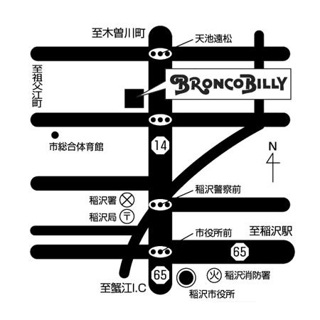 稲沢店 周辺MAP