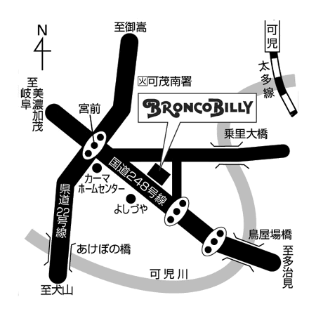 可児店 周辺MAP