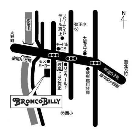 真正店 周辺MAP