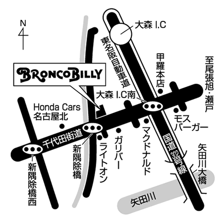 大森インター店 周辺MAP