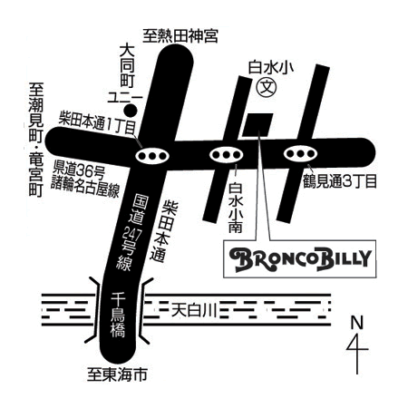 柴田店 周辺MAP