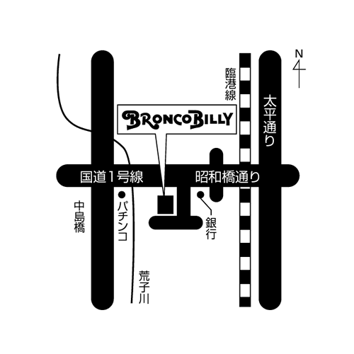 昭和橋店 周辺MAP