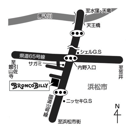 浜松有玉店 周辺MAP