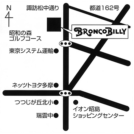 昭島昭和の森店 周辺MAP